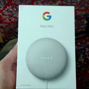 One 2nd generation Nest Mini smart speaker